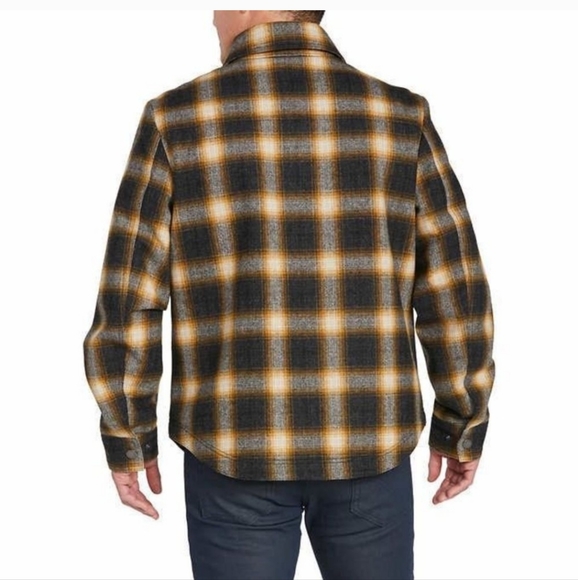 Pendleton Men’s Wool Blend Shirt Jacket nwt gray - Picture 4 of 5